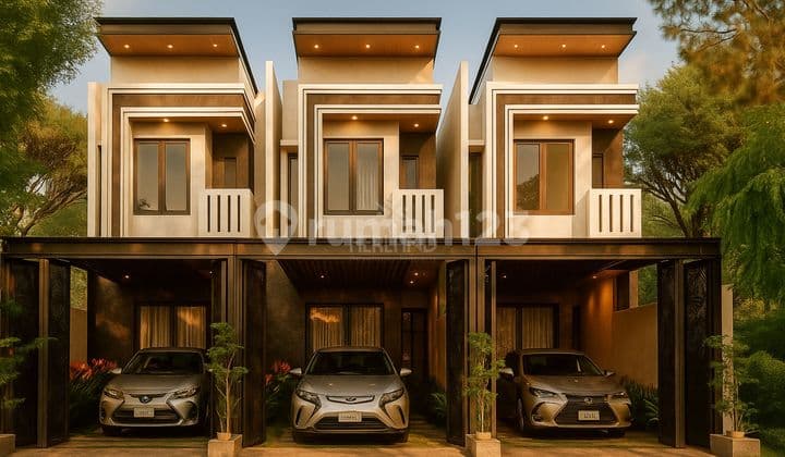 10 Minutes from UPI Setiabudi Campus, Tropical Style House with Bonus Swimming Pool in Sersan Bajuri Cihideung Lembang