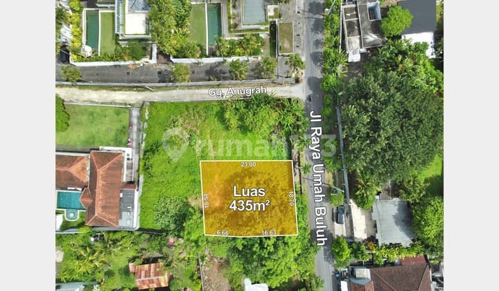 Tanah Lingkungan Villa di Jalan Utama Padonan Canggu