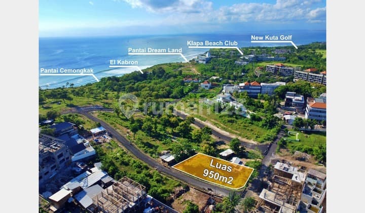 Tanah Lingkungan Villa Ocean View Dekat Akses Ke Pantai