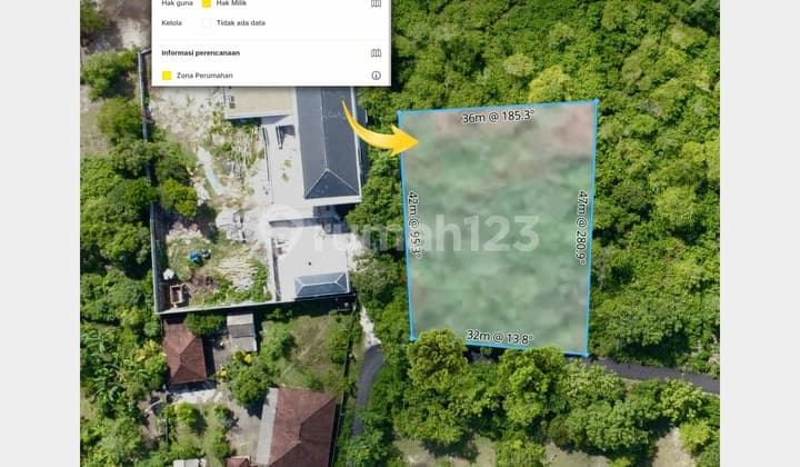 Tanah dekat Pantai Pandawa Ocean View dari Lantai 2