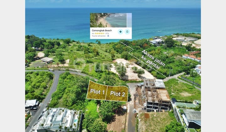 Tanah Ocean View di Kawasan Wisata Pantai Cemongkak Pecatu