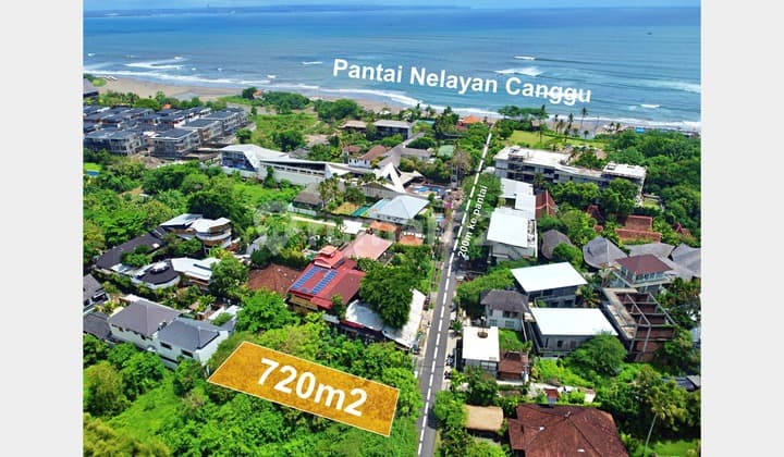 Tanah di Jalan Utama 200M Dari Pantai di Pusat Canggu