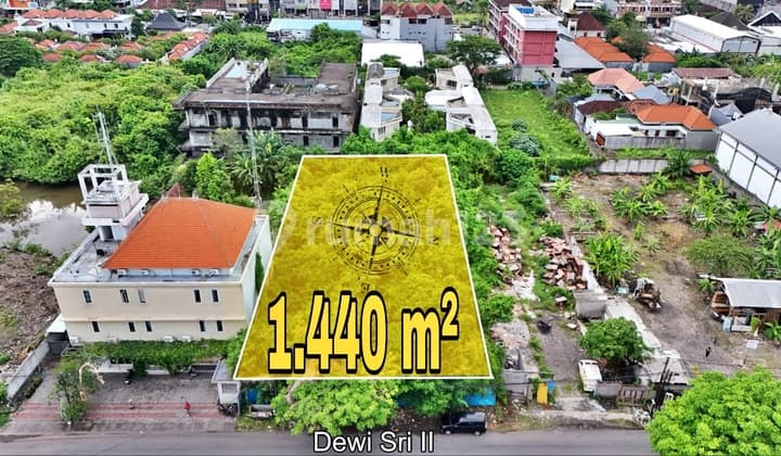Tanah Siap Bangun Lingkungan Villa di Dewi Sri Kuta