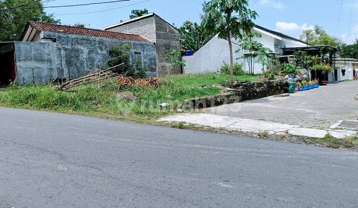 Dekat Rs Pku Gamping, Tepi Aspal Lebar, Tanah Dijual, Cocok Utk Usaha, Nyaman Utk Hunian