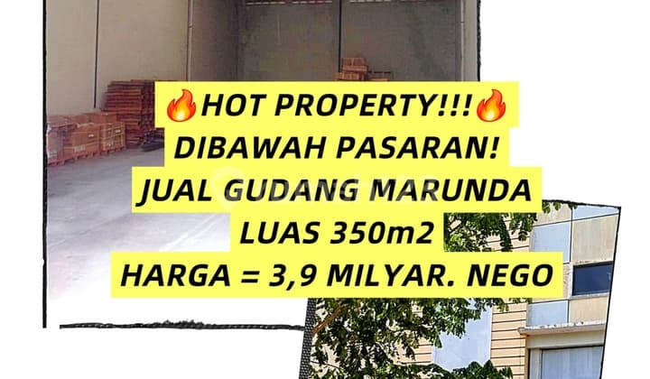 TERMURAHH GUDANG MARUNDA 350M2