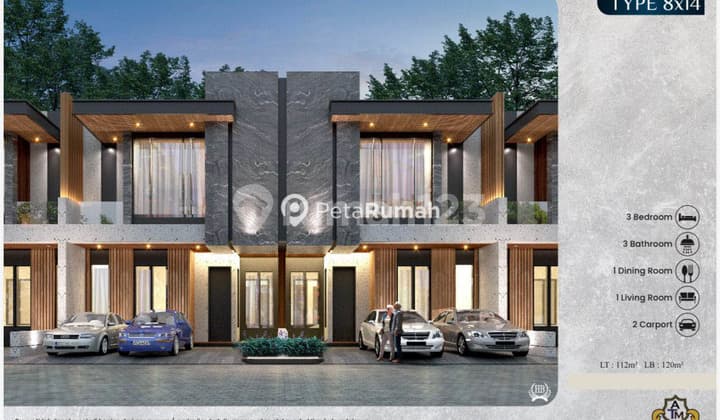 Villa Jalan Pendidikan Komplek Cemara Park Palace | Daerah Tanjung Mulia Hilir