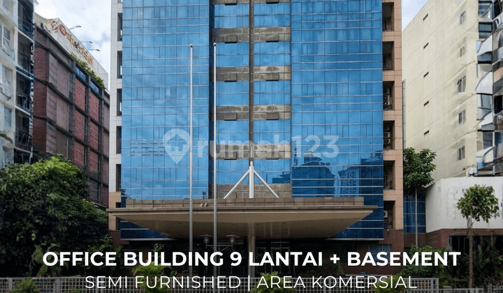 Office Building 9 Lantai + Basement Lokasi Strategis di Setiabudi