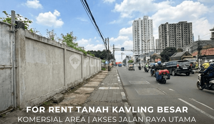 Tanah Kavling Besar Lokasi Strategis di Jalan Raya Pejompongan