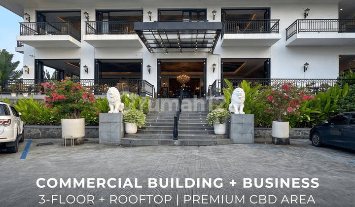 Bangunan Komersial 3 Lantai + Rooftop di Prime Cbd Sentul City