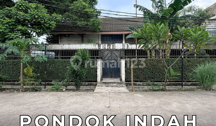 Rumah Hitung Tanah Posisi Hoek Hadap Selatan Arteri Pondok Indah
