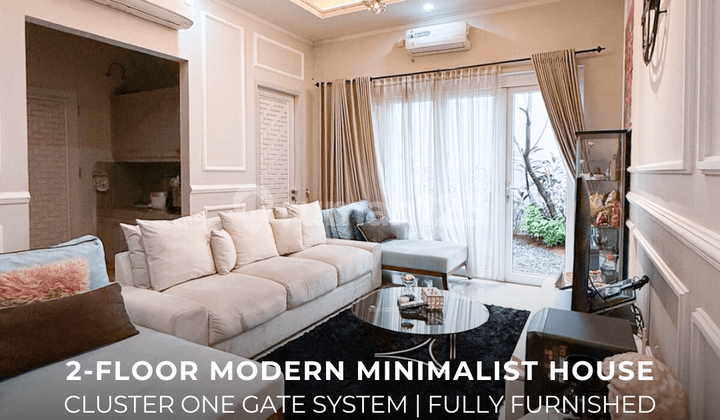 Modern Minimalis Siap Huni Dalam Cluster One Gate System Ragunan