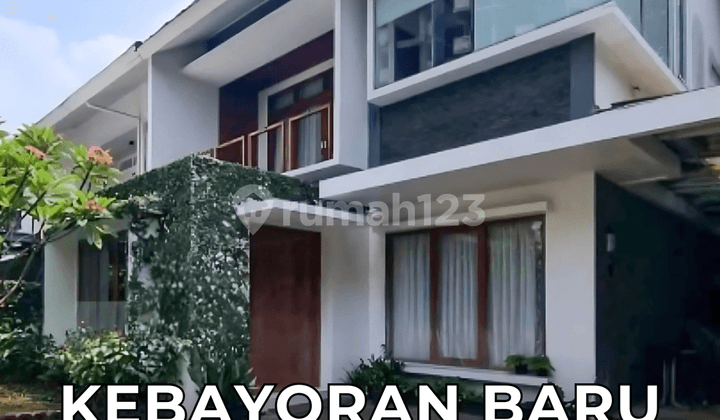 Rumah Modern Minimalis Posisi Kuldesak Komplek Eksklusif Kby Baru