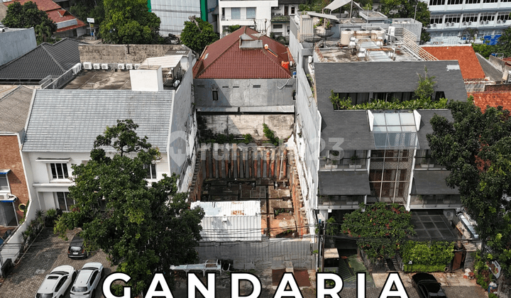 Dijual Tanah Hadap Barat Komersial Area di Gandaria