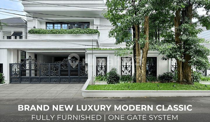 Rumah Baru Mewah Full Furnished One Gate System di Kebayoran Baru