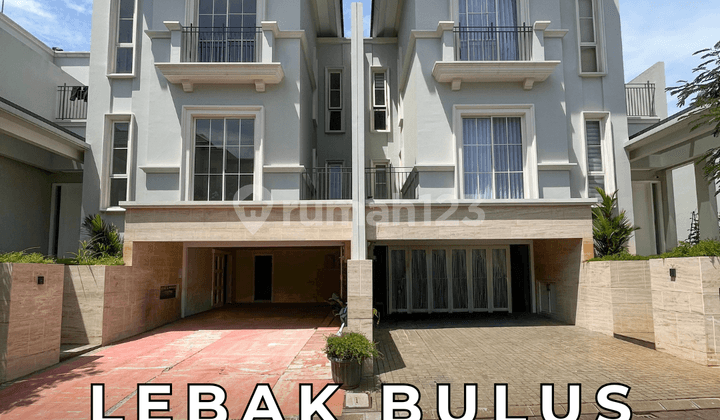 Modern Townhouse Mewah 3 Lt. Hadap Timur Prime Area Lebak Bulus