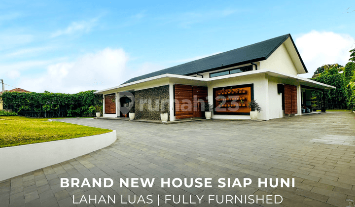 Brand New House Fully Furnished Lahan Luas di Bogor Kota