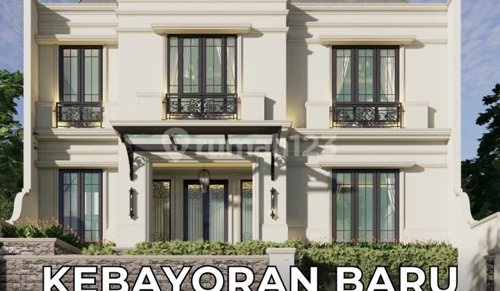 Brand New Luxury House Semi Furnished 3 Lantai di Kebayoran Baru