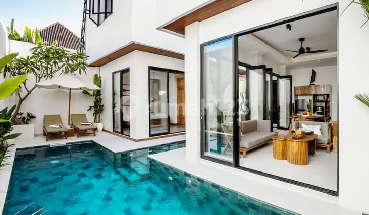 Villa Baru Modern Minimalis di Area Jalan Taman Sari Kerobokan ...450 Meter ke Bali Kiddy School ,7 Menit ke Pison Seminyak