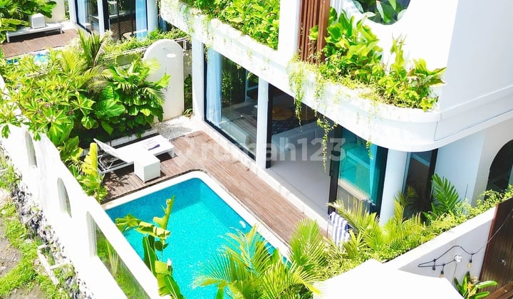Villa Baru Modern Tropical Style Demgan View Sawah di Nyanyi Dekat Canggu..5 Menit ke Luna Beach Club