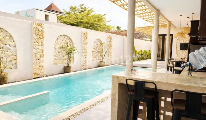 Leasehold 22 Years... Brand New Modern Mediterranean Style Villa at Nakula, Sunset Road Seminyak. 600 Meters to Laota Restaurant, 5 Minutes to Sunset Road Reserve and 15 Minutes to La Favela.