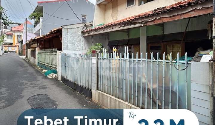 DI Jual Rumah Hitung Tanah, Tebet Timur, Jakarta Selatan