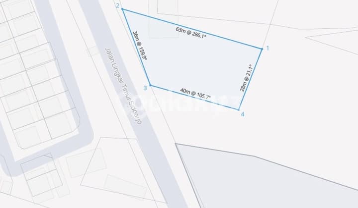 Tanah Industri Jalan Raya Murah Lokasi Strategis Lingkar Timur