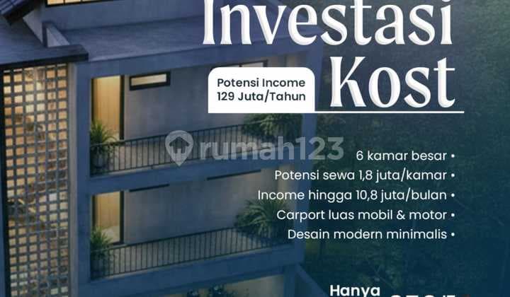 Jual Kosan di Jatinangor dengan Kamar Besar