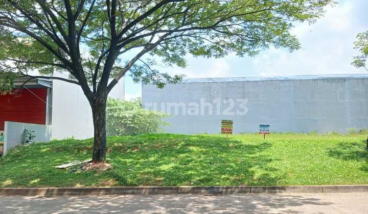 Dijual Tanah/ Kavling Hook di Kompleks Pergudangan Taman Tekno BSD, Tangerang Banten, Siap Bangun
