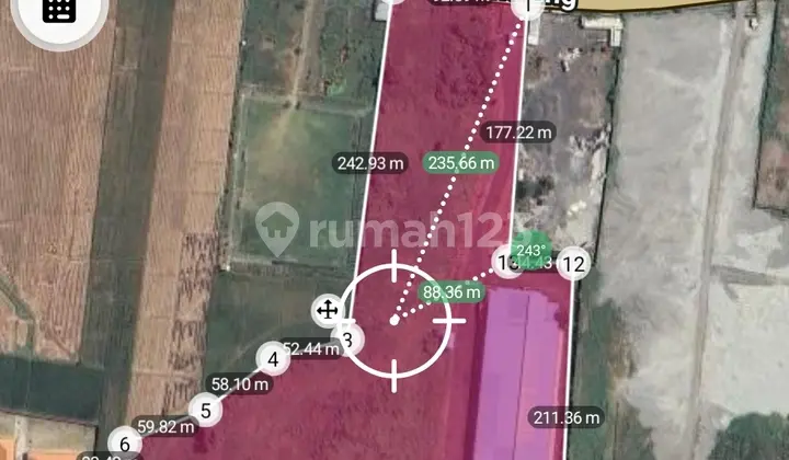 Tanah Industri + Pabrik Garment, Sudah Ditembok Keliling, di Kab Tegal - Jawa Tengah