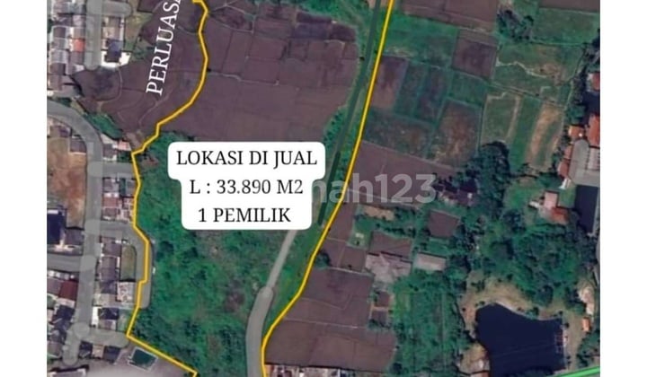 Tanah Industri & Pergudangan Padat & Datar Di Kota Tasikmalaya Jawa Barat