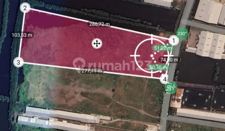 2.5 Hectare Industrial Land, Already Compactly Filled in Grid Pattern in Tegal City - Central Java
