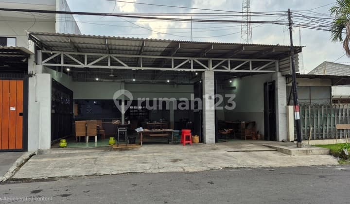 Rumah Usaha Strategis Raya Darmo Permai Selatan Selangkah Pakuwon Mall Cocok untuk Cafe Kantor dan Showroom