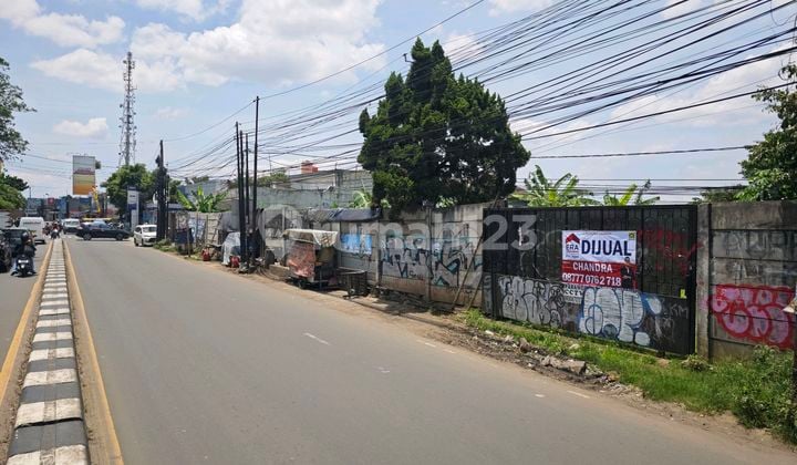 Land on Jl Raya Jakarta Bogor, Near Bank BRI and Kartika Cilodong Sports Hall