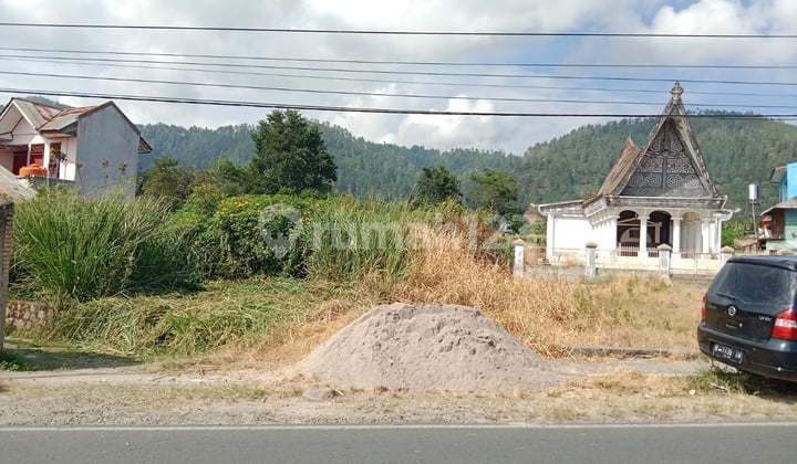 Jual tanah jalan raya hinalang balige, toba samosir