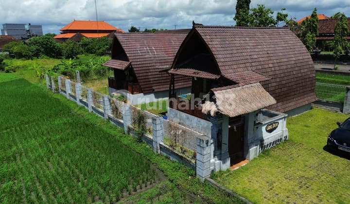Rumah Joglo Cantik Tanah Luas View Laut Sawah dan Gunung
