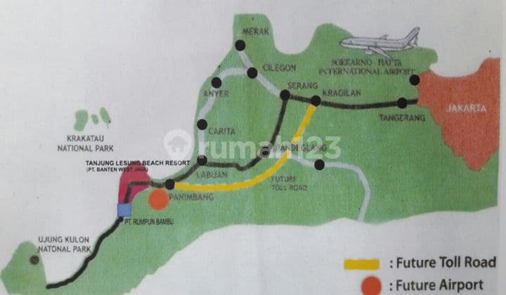 Lahan Pariwisata Di Tj Lesung, Pandeglang, Banten.