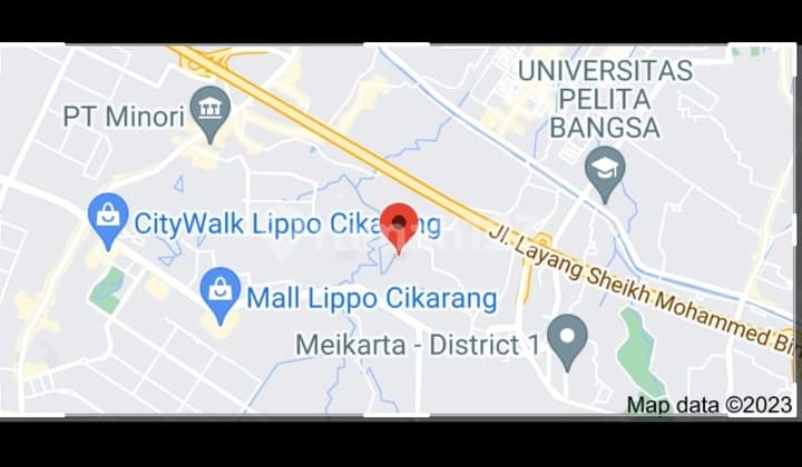 Land plot on Jl Danau Kerinci, Lippo Cikarang