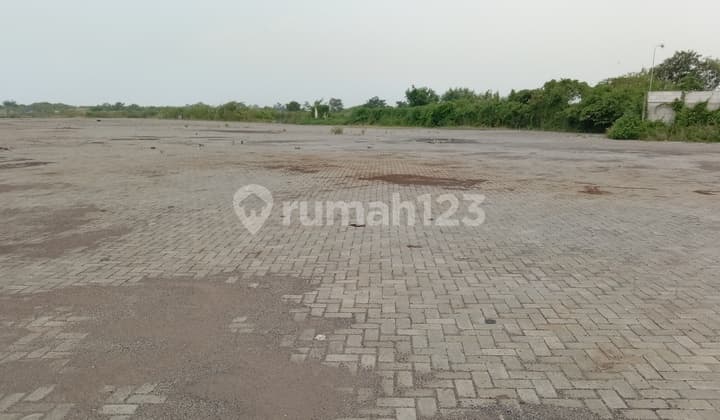 Industrial Land For Rent, Fully Paved, In West Surabaya
