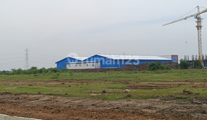 Dijual 10 Ha Tanah Industri Siap Bangun