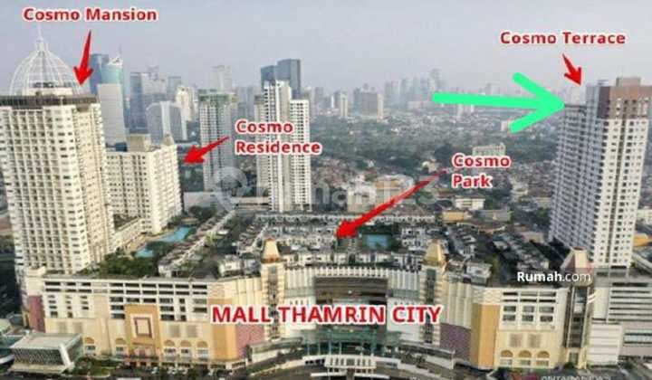 Apartement Cosmo Terrance 1 BR Thamrin City Furnished Bagus