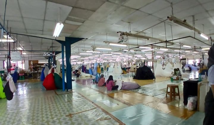 Pabrik Bagus fullfurnished 7377 m2 SHM Parung, Bogor