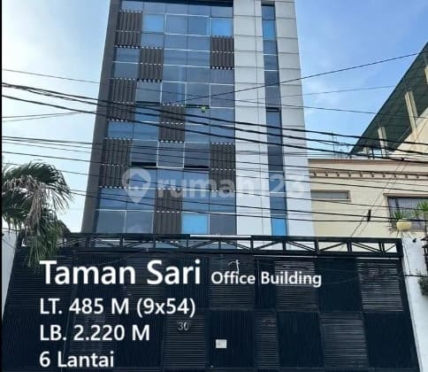 6-Story Strategic Office Building near Gajah Mada, Taman Sari, West Jakarta