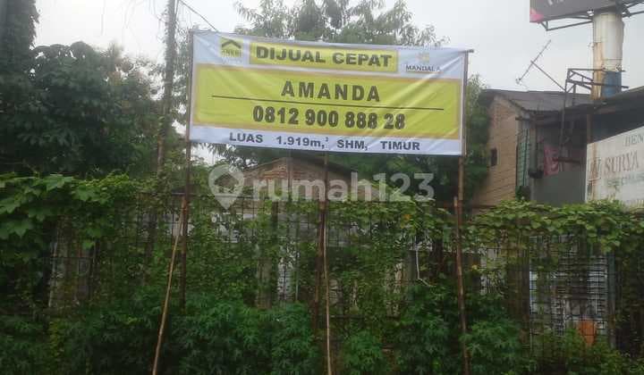 Dijual Tanah Pinggir Jalan Raya Provinsi, di Cbd Bsd Timur.