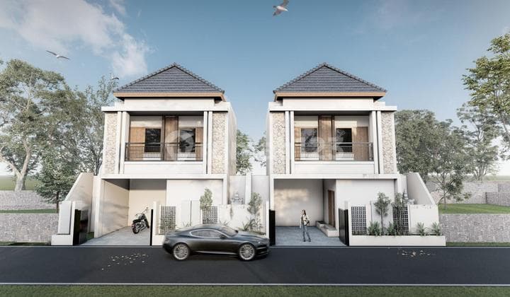 Rumah Modern Minimalis, Lokasi Strategis @kebo Iwa Denpasar Barat