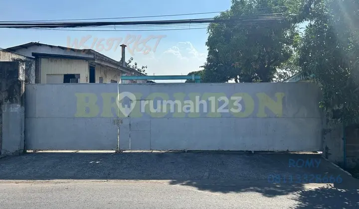 Gudang Hitung Tanah Nol Jalan Raya Kali Rungkut Kontainer Bebas Lewat