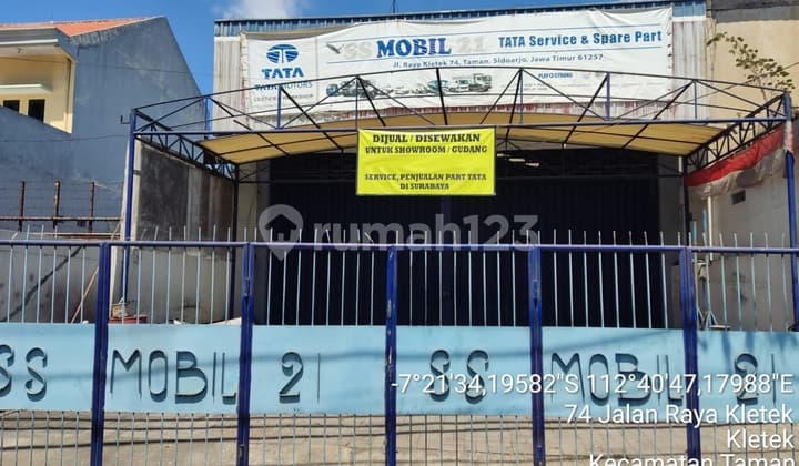 Ruko Disewa Raya Kletek Taman Sidoarjo