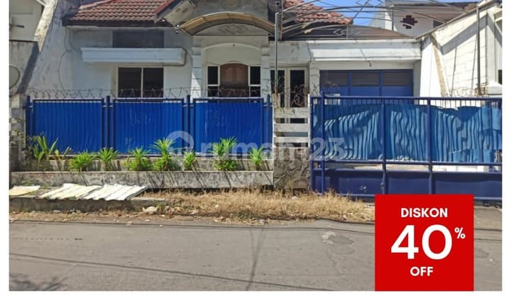 Dijual Rumah Lelang Dharmahusada Indah Utara Mulyorejo Surabaya