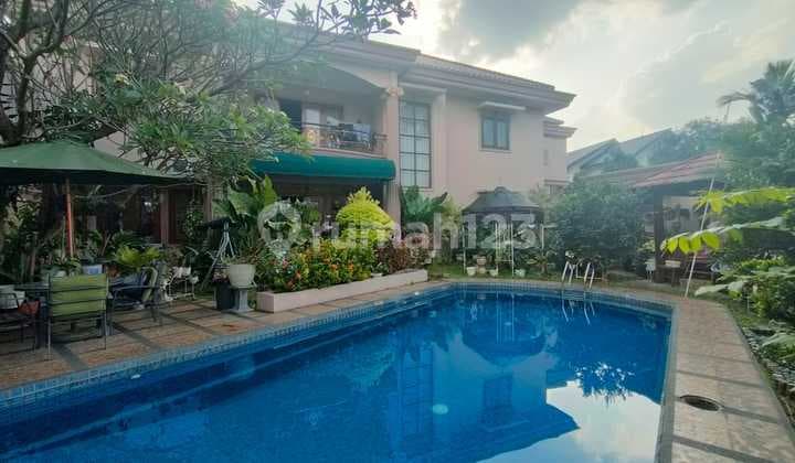 Rumah Mewah Dlm Komp Lebak Bulus One Gate Lingkungan Nyaman Asri