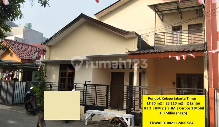 Lok Jakarta Harga Terjangkau Strategis!! Pondok Kelapa Jakarta Timur