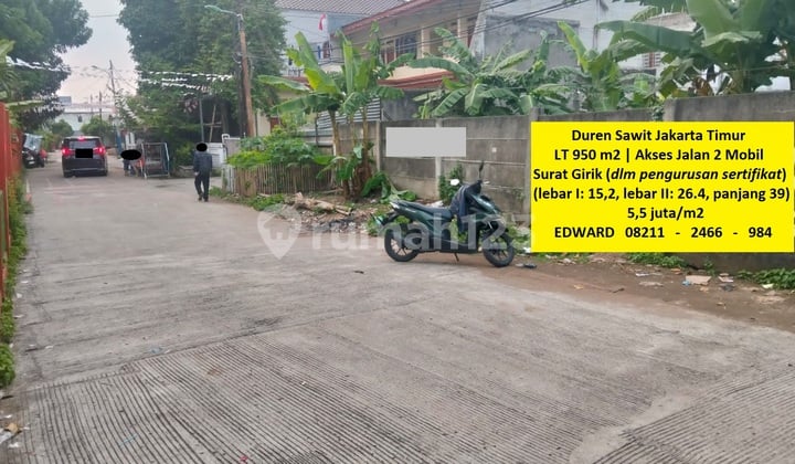 Harga Bawah NJOP Luas Jangan Sampai Lewat! Duren Sawit Jakarta Timur